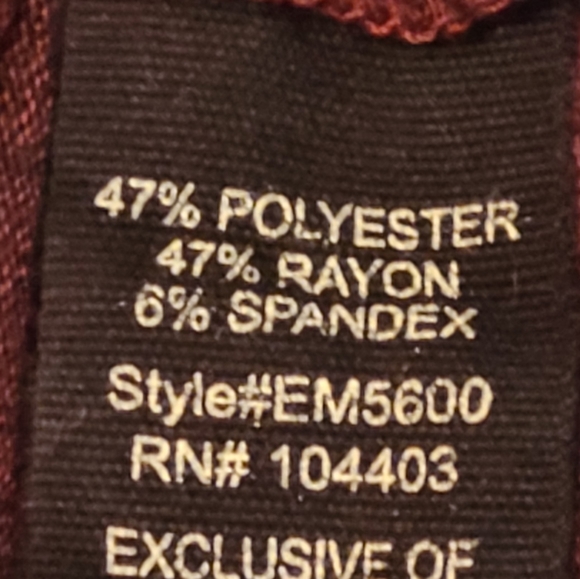 E&M size S burgundy top - Picture 5 of 6